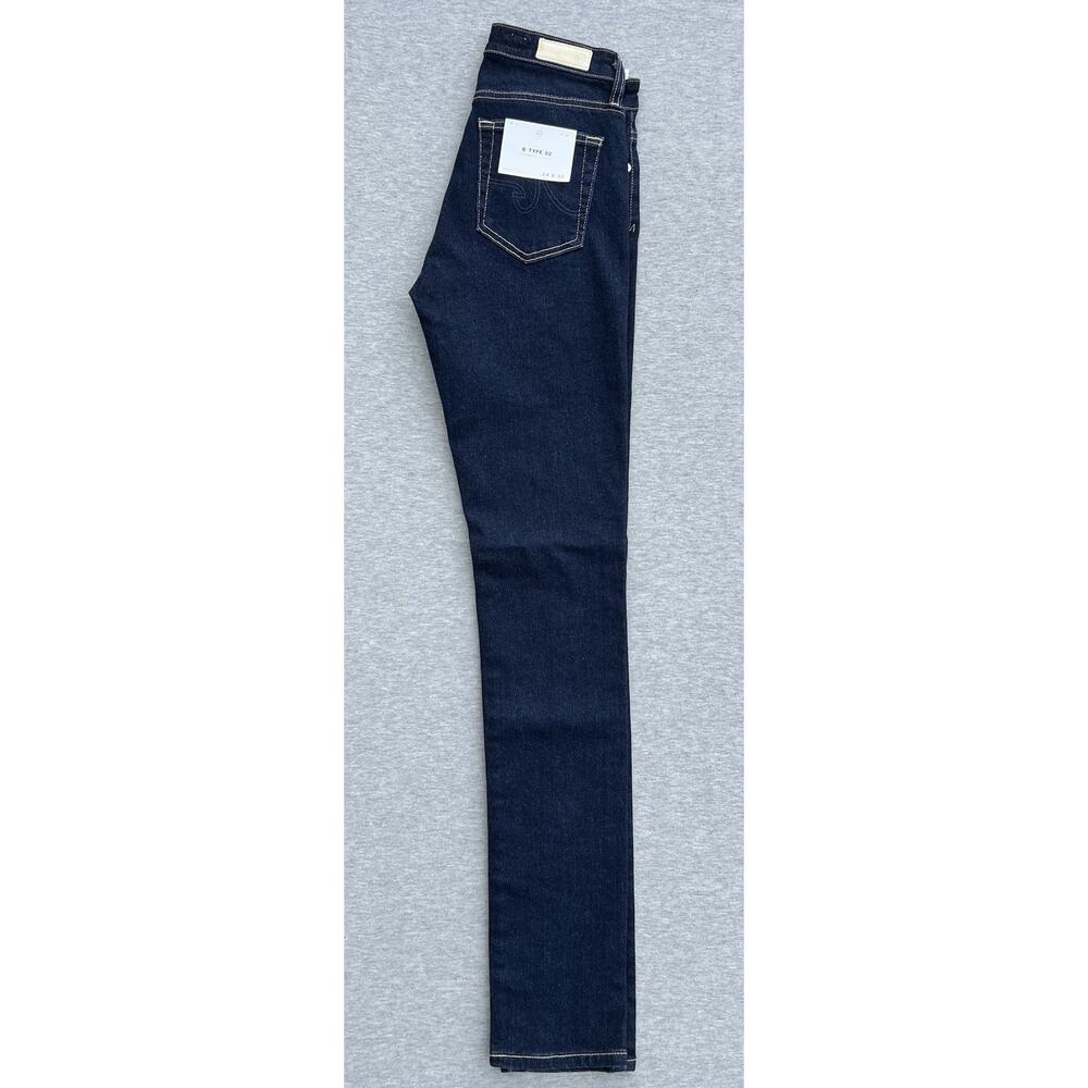 AG B-Type Cigarette Leg Navy Jeans Women's Size 24X32 NWT